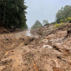 Frana galleria Serra Statale 107 2