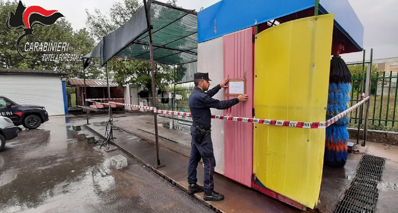 Luzzi (CS)_ controlli in materia ambientale, sigilli a due attività