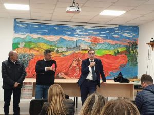Sede Cgil Cosenza Franco Iacucci e Francesco Boccia