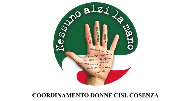 25 novembre, Giornata internazionale per l’eliminazione della violenza contro le donne. Coordinamento Donne Cisl Cosenza