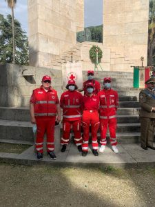 A Cosenza celebrazione del 4 novembre con i 100 anni del Milite Ignoto (Ph. Croce Rossa Italiana Cosenza)