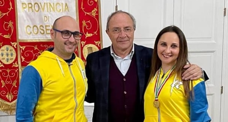Il presidente Iacucci incontra l'atleta calabrese Manuela Aiello, campionessa italiana di Karate
