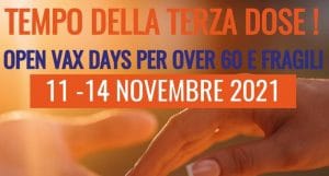 Terza dose covid19 open vax days calabria