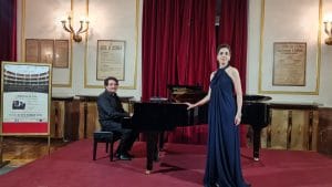 il soprano Giorgia Teodoro e il pianista Luigi Stillo durante il concerto - 2