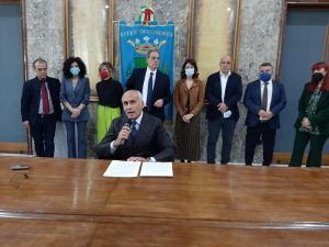 un altro momento della conferenza stampa