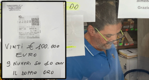 Taverna di Montalto, alla ricevitoria Filippelli vinti 100mila € al 10eLotto