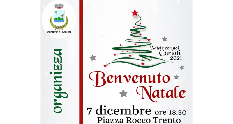 Cariati, Natale con Noi martedì 7 accensione albero comune in piazza