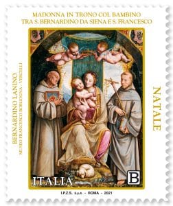 FRANCOBOLLO NATALE RELIGIOSO