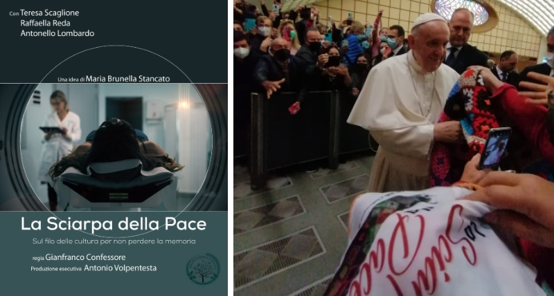 Il docufilm calabrese La sciarpa della pace protagonista ai David di Donatello e con Papa Francesco
