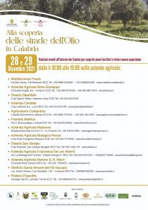 In Calabria due giorni "Alla scoperta delle strade dell’Olio in Calabria"