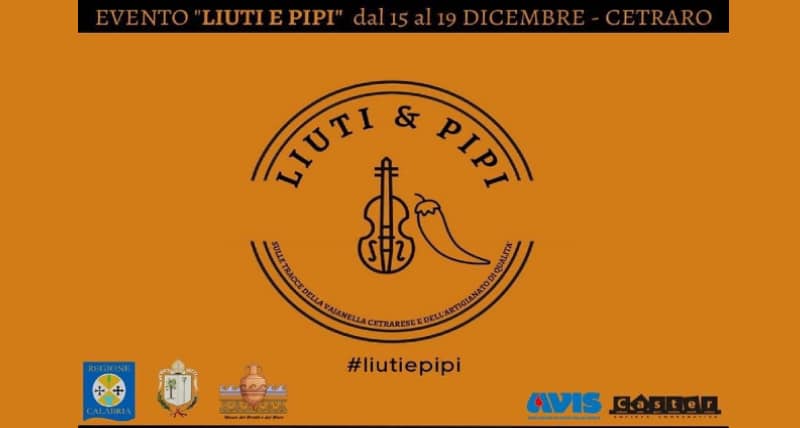 L'evento Liuti e Pipi dal 15 al 19 dicembre a Cetraro (CS)