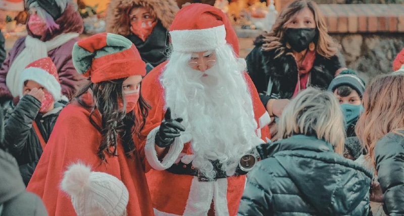Rende, grande partecipazione al “Villaggio di Babbo Natale” nel centro storico