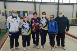 Le prime 4 . Ai lati l'arbitro Airaldi e il presidente D'Ambrosio