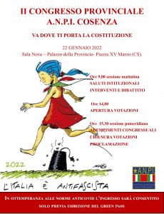 Manifesto Congresso Provinciale ANPI