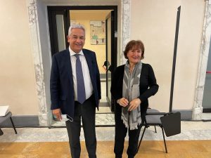 Marcello Manna e la presidente ANEA