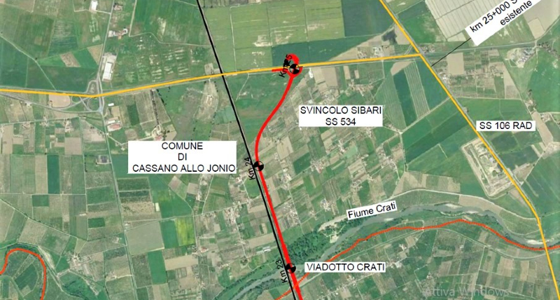 Sindaco di Cassano chiede all'Anas di concertare progetto variante SS106