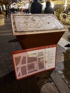 la mappa tattile divelta