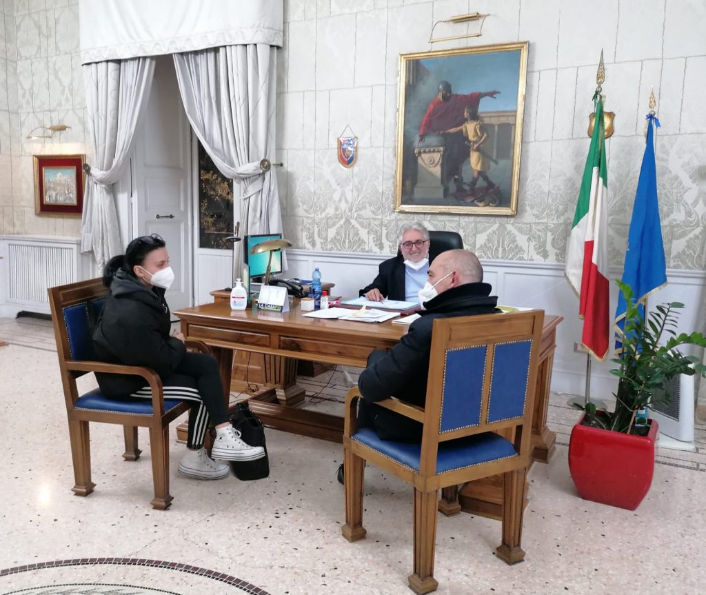 Incontro Nociti - rappresentante dell'Istituto Valentini di Castrolibero.