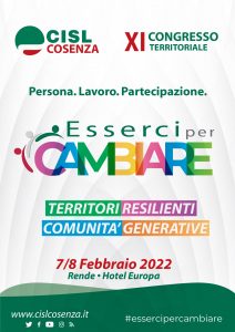 Locandina congresso UST Cisl Cosenza