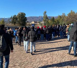 Occupazione liceo Valentini di Castrolibero (Ph. fgc.calabria)