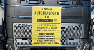 Svincolo Cosenza Nord Sciopero Autotrasportatori 25 febbraio 2022