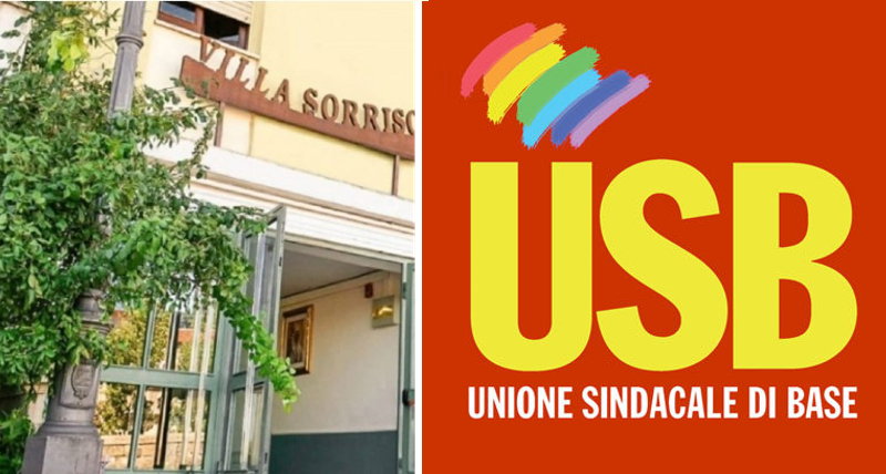 Clinica Villa Sorriso Montalto mobilitazione USB contro licenziamento di Massimo Candela