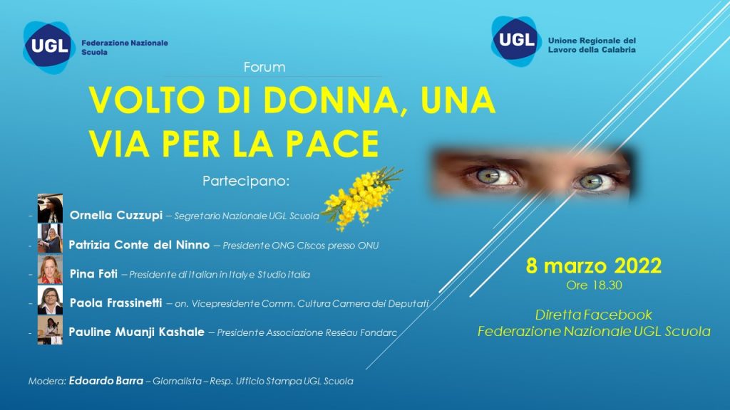 Locandina - Volto di donna, una via per la Pace