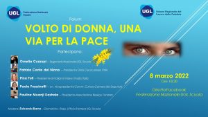 Locandina - Volto di donna, una via per la Pace
