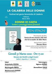 Locandina libro su Fida Stinchi