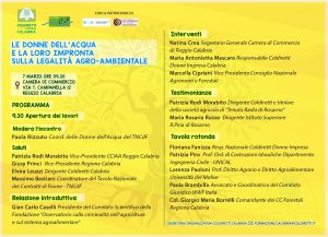 PROGRAMMA-Convegno Donne dell'Acqua