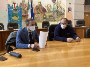 il Presidente della commissione urbanistica Francesco Turco e Sergio Crocco