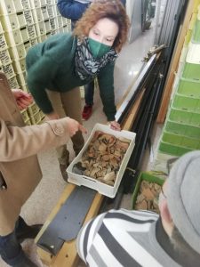 la direttrice del Museo Marilena Cerzoso riceve i reperti