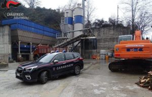 Casali del Manco, posto sotto sequestro impianto di calcestruzzo