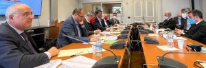 Foto incontro Roma Occhiuto-Cgil Cisl Uil 21.04.22