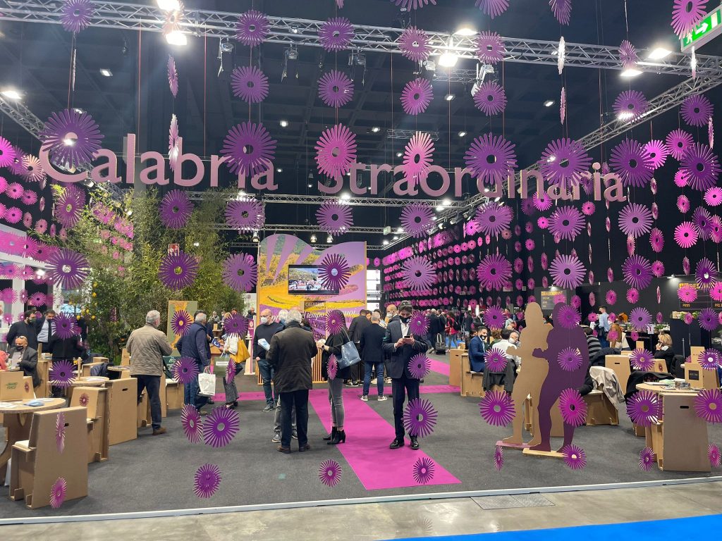 Lo stand della Regione Calabria alla Bit di Milano 2022