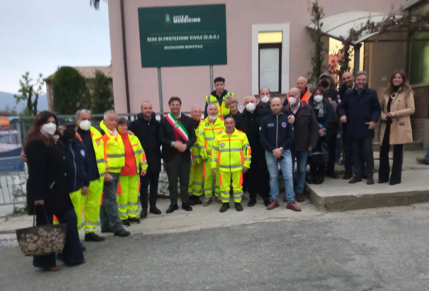 Mendicino, inaugurata anche la nuova sede di Protezione Civile