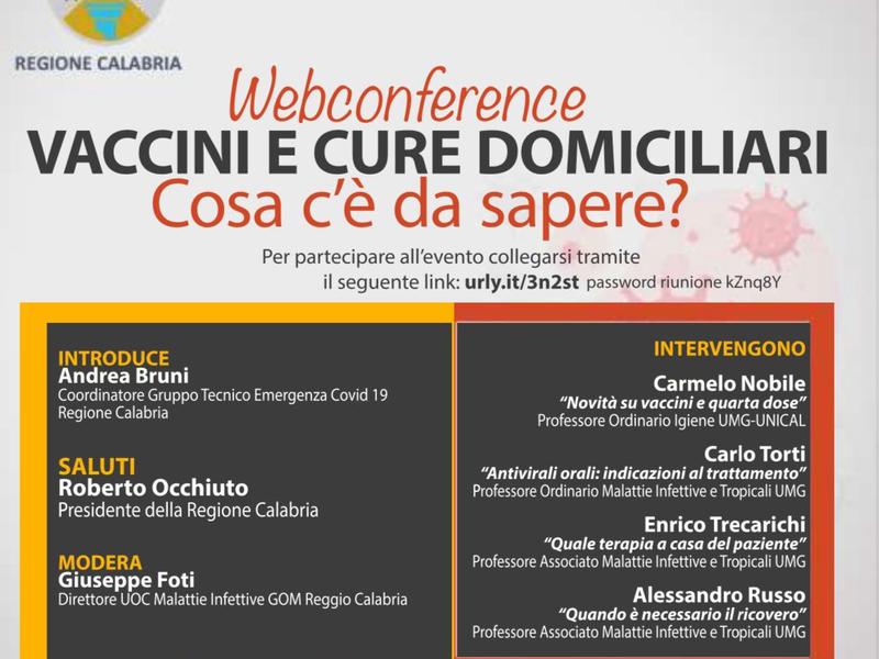 Regione, domani web conference sulla prescrizione degli antivirali contro il covid da parte dei medici di famiglia