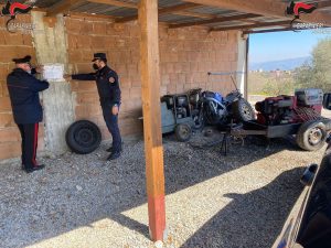 I Carabinieri Forestali di Montalto Uffugo sul posto