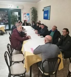 Una foto della riunione