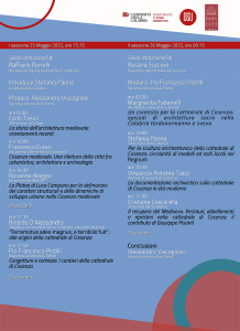 Celebrazioni 800 anni del Duomo di Cosenza, convegno il 25 e 26 maggio