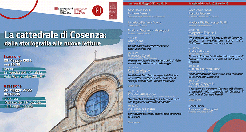 Celebrazioni 800 anni del Duomo di Cosenza, convegno il 25 e 26 maggio