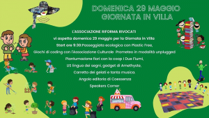 Cosenza, il 29 maggio "Domenica in Villa" con l'Associazione Riforma Rivocati