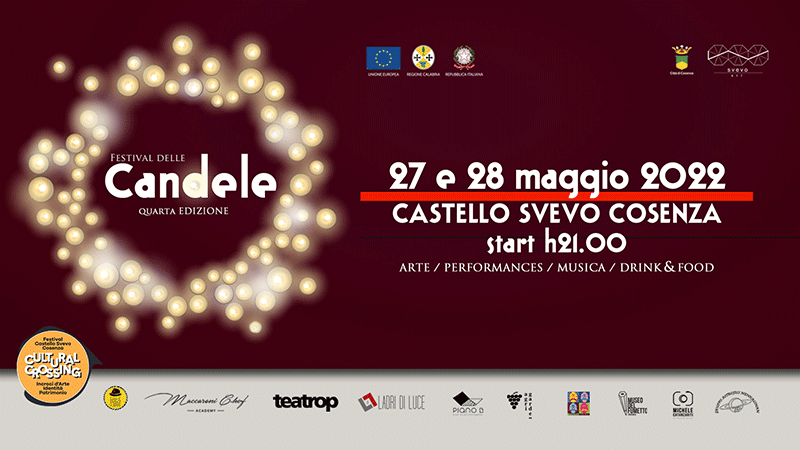 Festival delle Candele al Castello Svevo di Cosenza, il 27 e 28 maggio