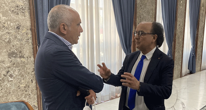 Il Sindaco Franz Caruso incontra il Presidente del Cosenza calcio Guarascio