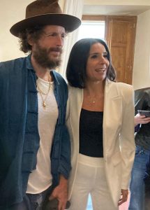 Jovanotti e con la vicepresidente Giusi Princi
