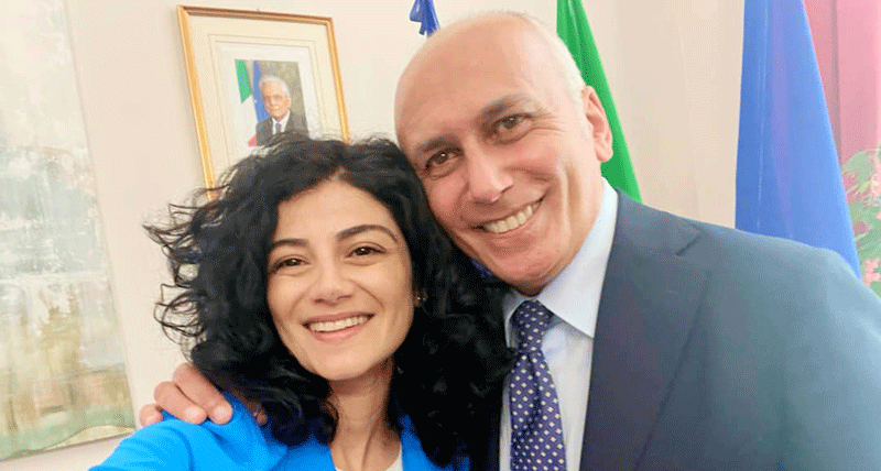 Pina Incarnato e Franz Caruso