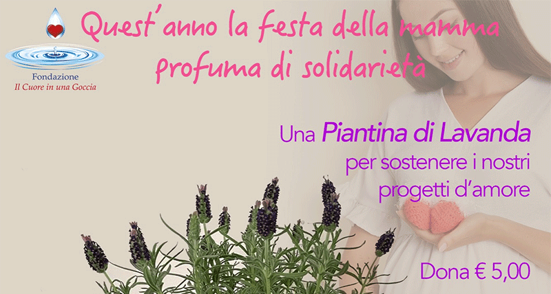 Profumo di Mamma: a Cosenza l’iniziativa di solidarietà della Fondazione il Cuore in una Goccia