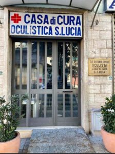 Gli esterni della Clinica Santa Lucia