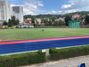 la pista di atletica del Campo scuola