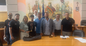 Il Sindaco Caruso si congratula con l'atleta cosentino Francesco Imperio